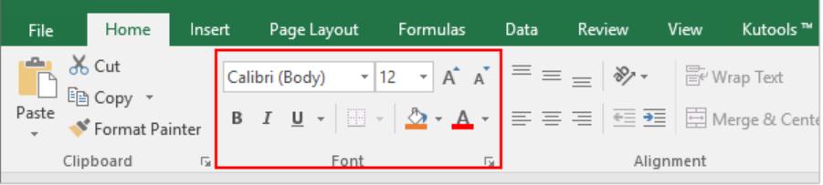 Tùy chỉnh font chữ
